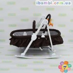 Шезлонг-люлька 3в1 BT-BB-0003 COFFEE